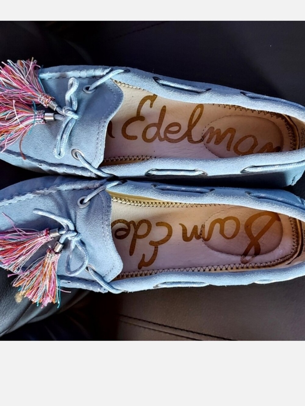 Sam Edelman Blue Tassel Loafers SZ7